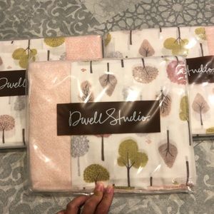 [Dwell Studio] 3 Sets Muslin Swaddle Blankets